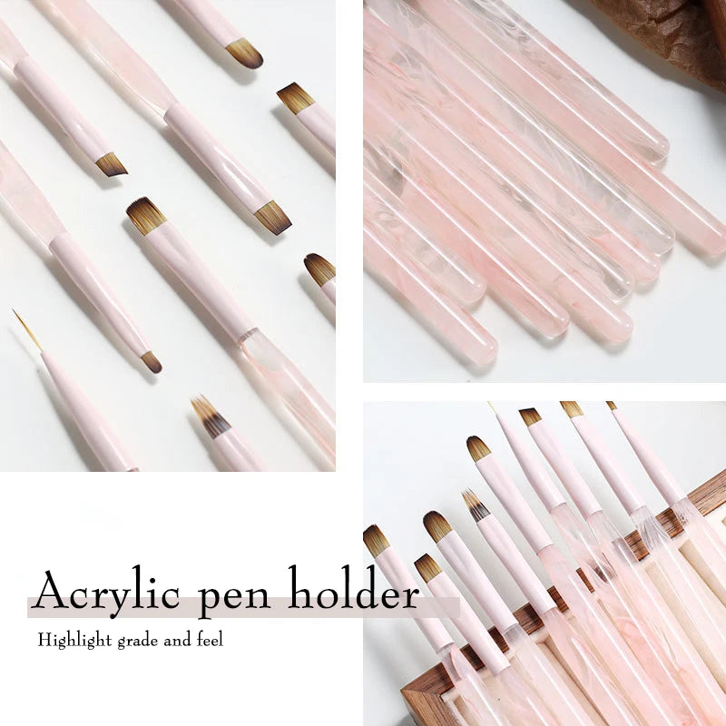 Nail Glue Phototherapy Pen Multiple Models Multifunctional Nail Art Painting Drawing Brush Manicure Professionnel Brushes Tool